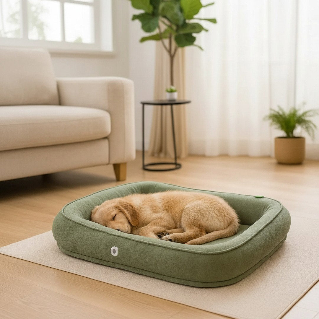Komfort Hundebett | Orthopädisches Hundebett mit Memory Foam | Waschbarer Bezug für Erholsamen Schlaf 5