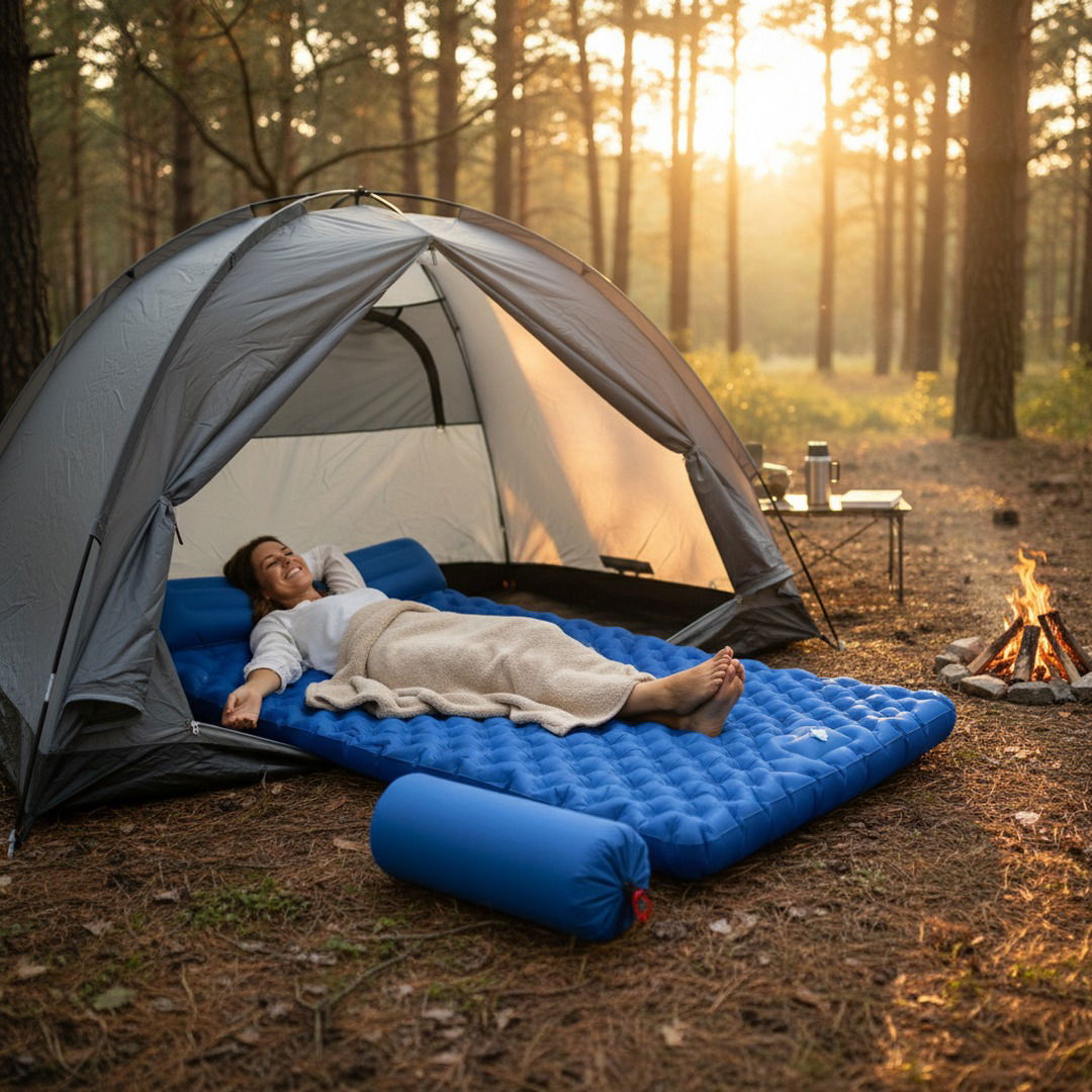 Komfort Outdoor | Luftmatratze mit Extra Dicke für Entspannung beim Camping 8