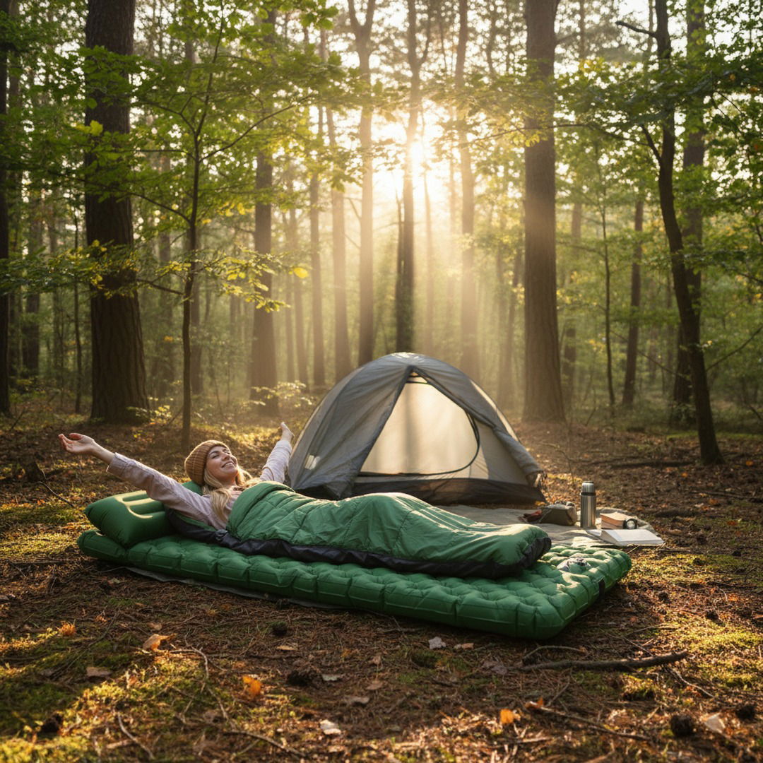 Komfort Outdoor | Luftmatratze mit Extra Dicke für Entspannung beim Camping 8
