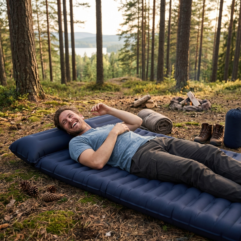 Komfort Outdoor | Luftmatratze mit Extra Dicke für Entspannung beim Camping 8