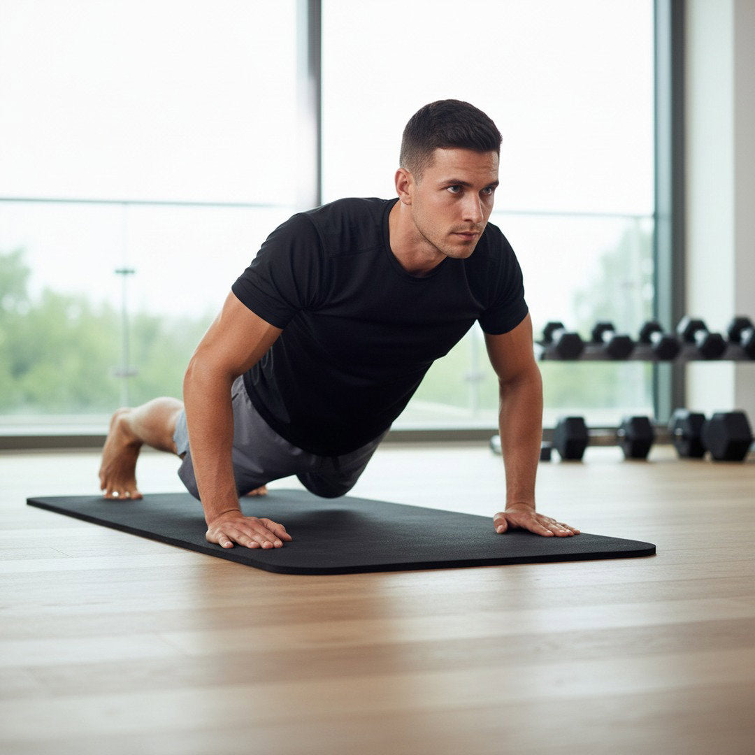 Kompakte Yogamatte | Rutschfeste Yoga Matte mit Tragegurt | Ideal für Komfort und Mobilität 3