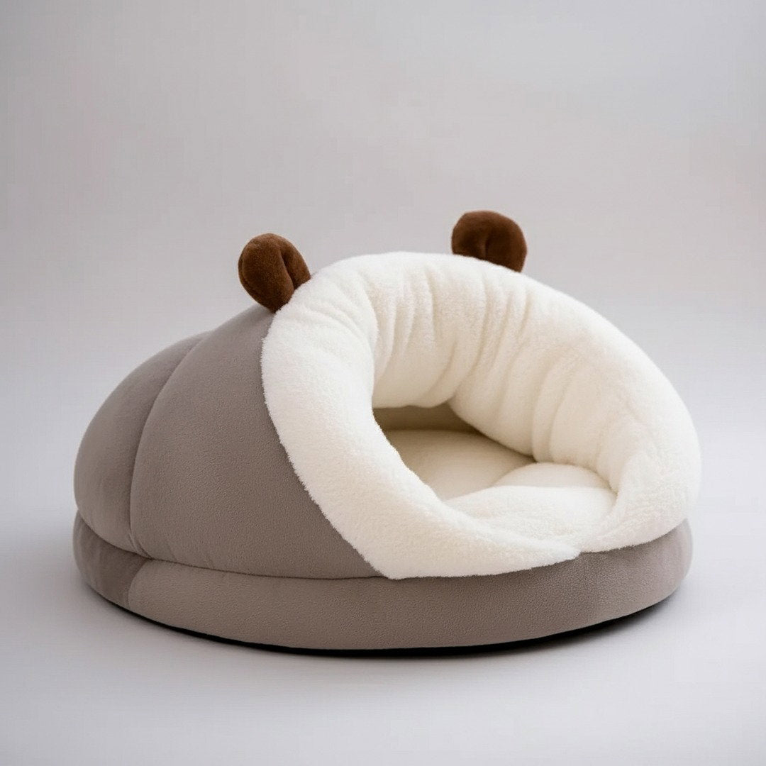 Kuschelbett | Orthopädisches Hundebett mit Gelenkschonender Unterstützung | Waschbar und Rutschfest für Beruhigenden Schlaf 1