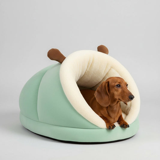 Kuschelbett | Orthopädisches Hundebett mit Gelenkschonender Unterstützung | Waschbar und Rutschfest für Beruhigenden Schlaf 1