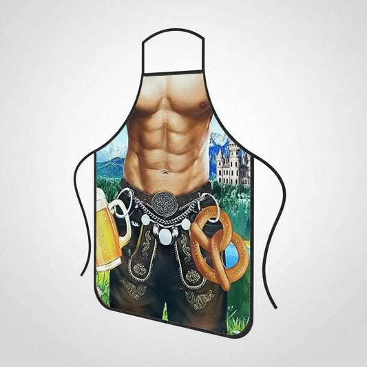 Lustige Kochschürze für Oktoberfest mit Humorvollem Design | Vielseitige Küchenschürze für Spaß und Stimmung 2