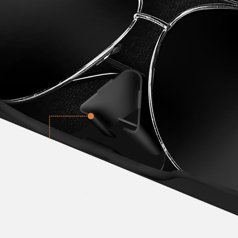 Luxus Sonnenbrillenetui | Eleganter Schutz für Brillen mit Federöffnung | Kompakt und Stilvoll für Sicheres Fahren 4