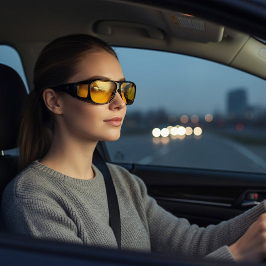 Nachtsichtbrille | Polarisierte Nachtbrille zum Autofahren mit UV-Schutz | Optimale Sicht und Augenschutz bei Dunkelheit 8
