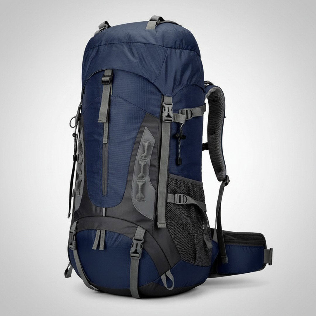 Outdoor-Rucksack Herren | 65L Wasserdicht mit Ergonomischem Trägersystem | Optimaler Stauraum für Abenteuer 6