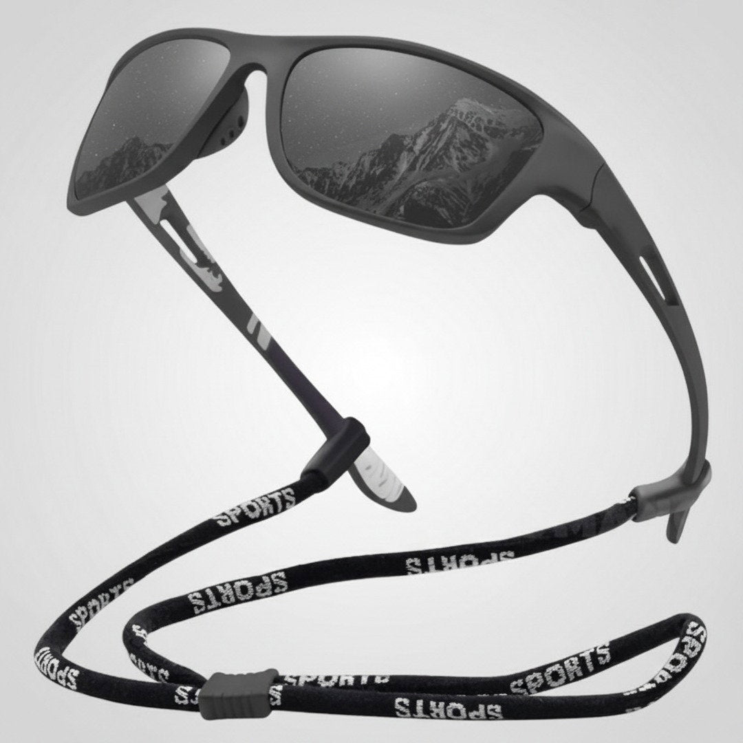 Outdoor-Sportbrille | Polarisierte Fahrradbrille mit UV400 Schutz | Leicht und Flexibel für Aktive 4