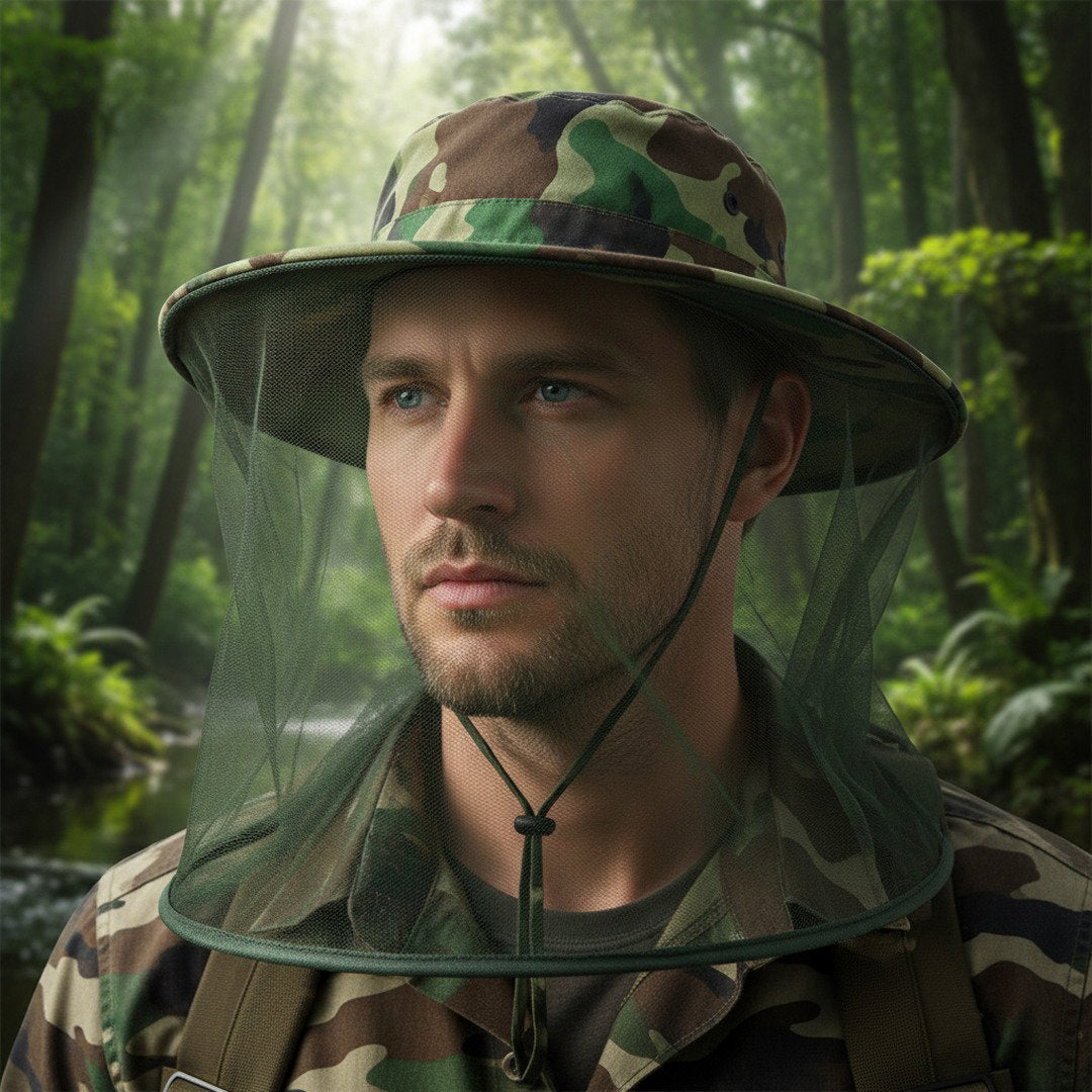 Outdoor Essentials | Bug Shield Campinghut mit UV- und Insektenschutz | Bequemer Hut für Camping und Wandern 4