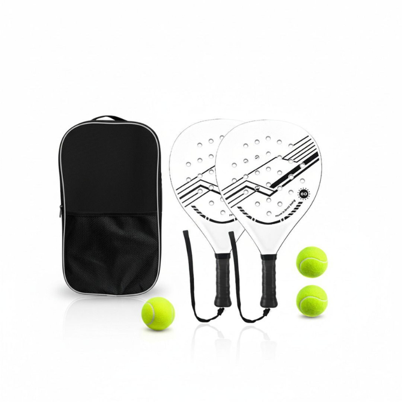 Padel-Tennisschläger für Anfänger | Langlebiger Komfortgriff für optimale Kontrolle und präzises Spiel 0