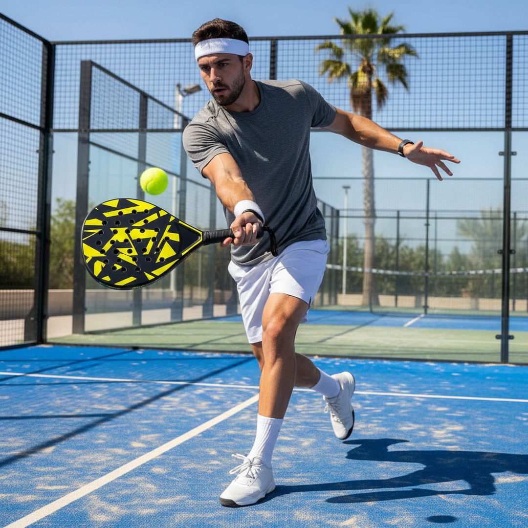 Padelschläger Kaufen | Leichter Padel Schläger mit EVA-Softcore für Kontrolle & Genauigkeit 1