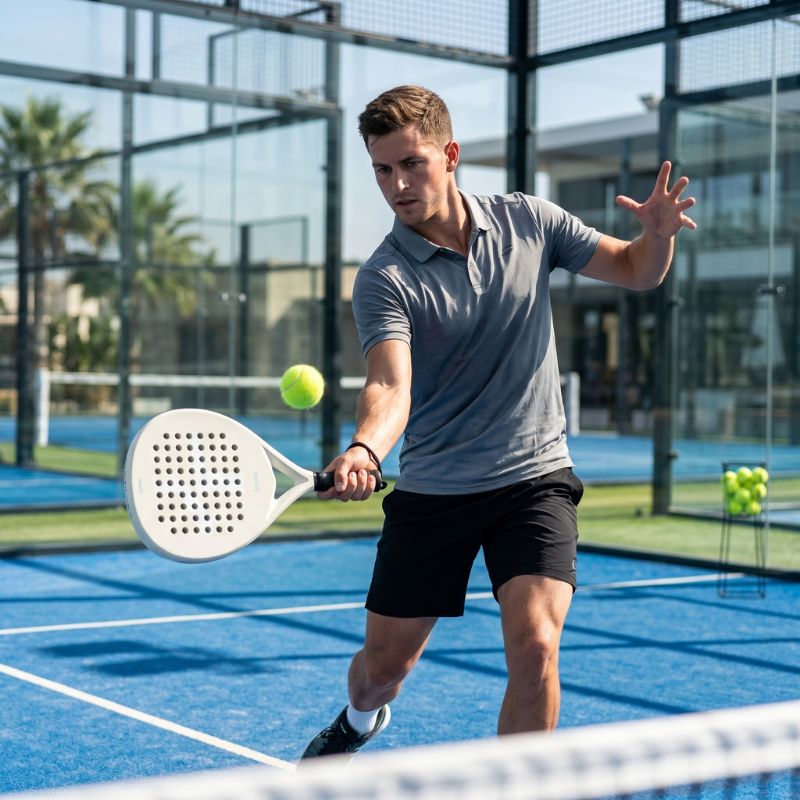 Premium Padel-Schläger | Carbonfaser mit EVA-Schaumkern für Kraft und Präzision | Leicht und Wendig für Optimales Spielgefühl 0