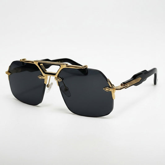 Randlose Oversized Sonnenbrille für Herren & Damen mit UV400-Schutz | Futuristisches Design für Stil und Komfort 5