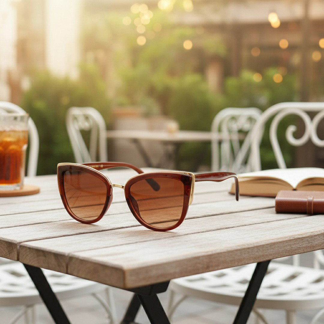 Retro Katzenaugen-Sonnenbrille mit UV400-Schutz | Stilvolles Accessoire für Damen 8