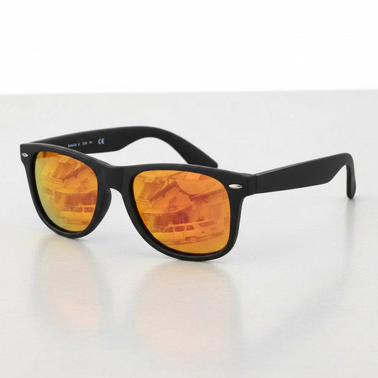 Retro Sonnenbrille | Polarisierte 80er-Jahre-Sonnenbrille mit UV400 Schutz | Unisex für Klare Sicht und Stil 0