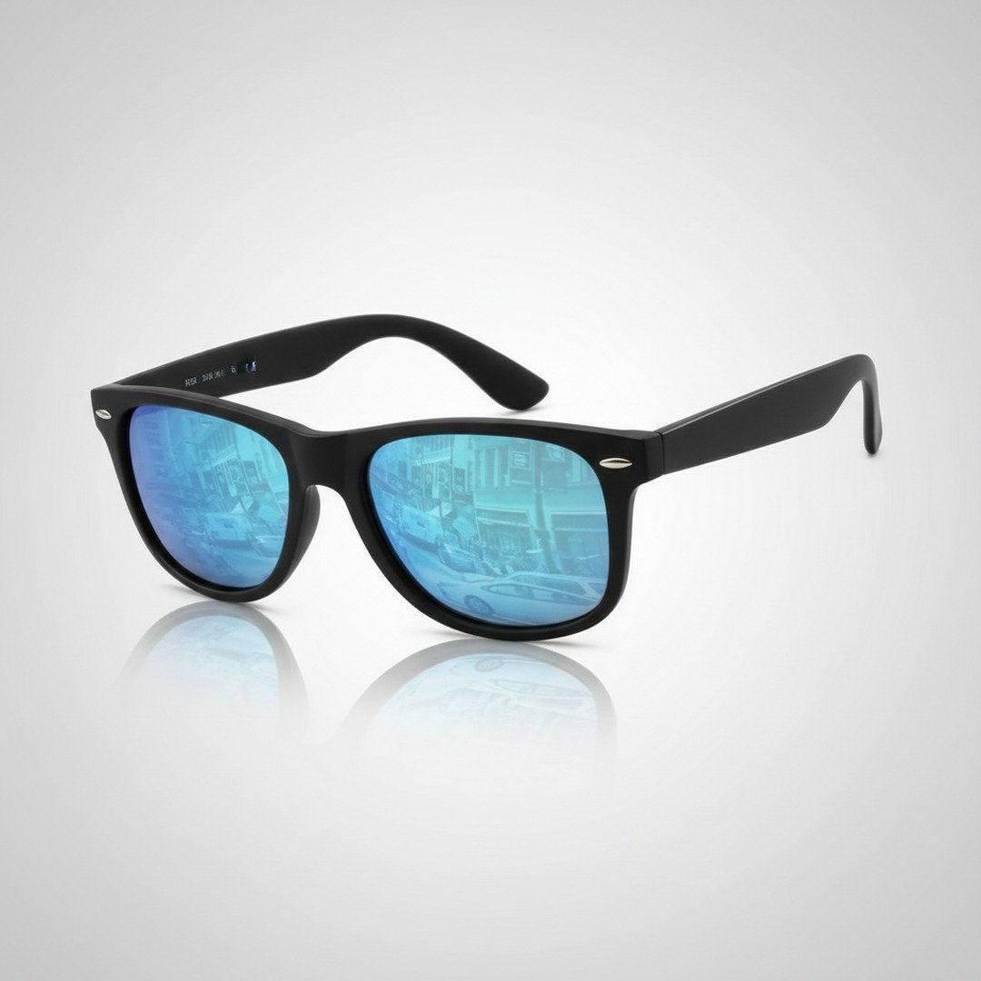 Retro Sonnenbrille | Polarisierte 80er-Jahre-Sonnenbrille mit UV400 Schutz | Unisex für Klare Sicht und Stil 0