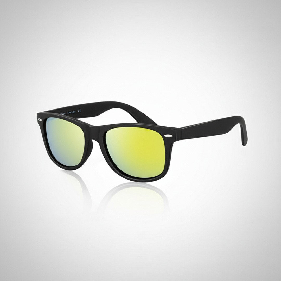 Retro Sonnenbrille | Polarisierte 80er-Jahre-Sonnenbrille mit UV400 Schutz | Unisex für Klare Sicht und Stil 0