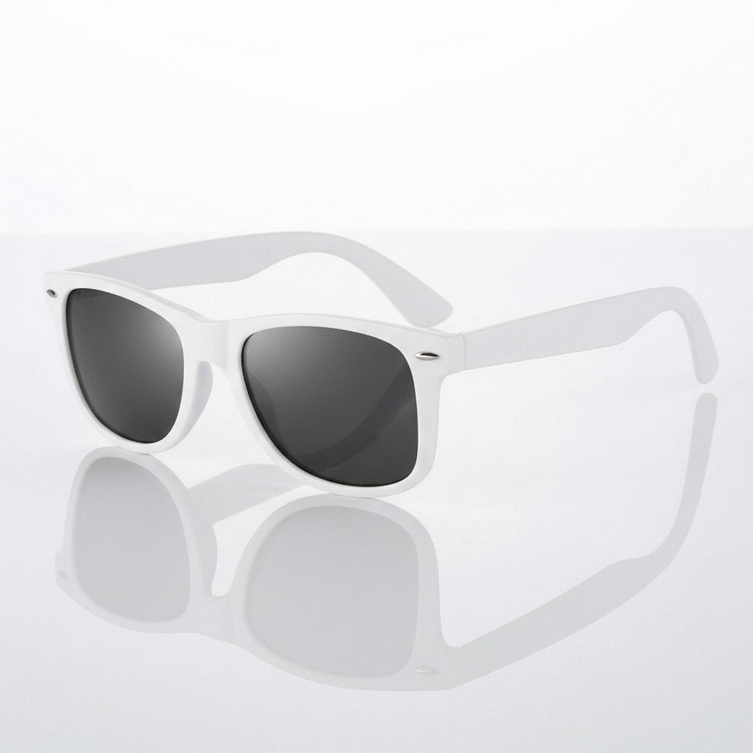 Retro Sonnenbrille | Polarisierte 80er-Jahre-Sonnenbrille mit UV400 Schutz | Unisex für Klare Sicht und Stil 0