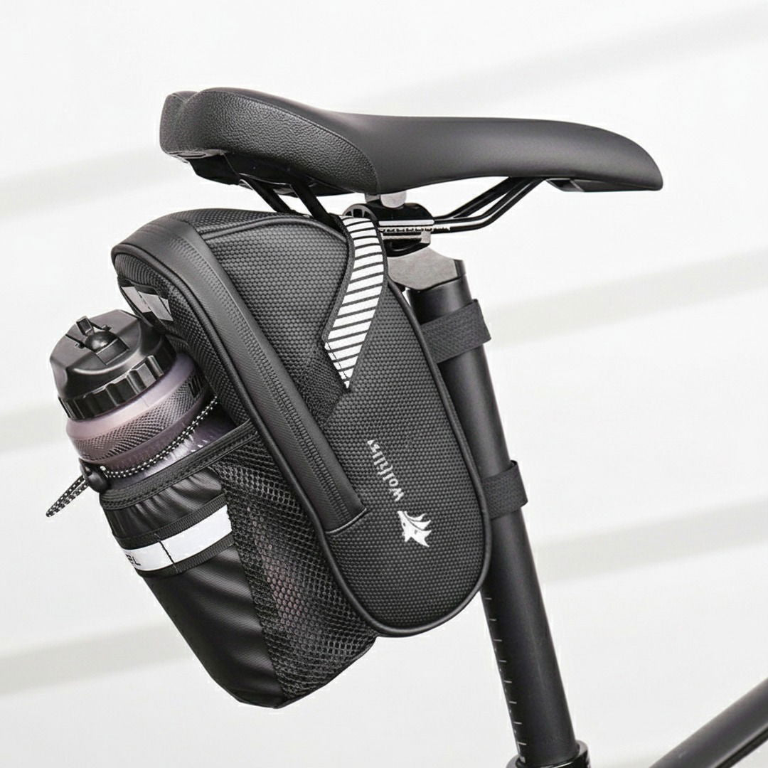 RideSafe | Fahrradtasche mit Reflektierenden Streifen und Wasserabweisendem Material | Große Satteltasche für Sichere Aufbewahrung 7