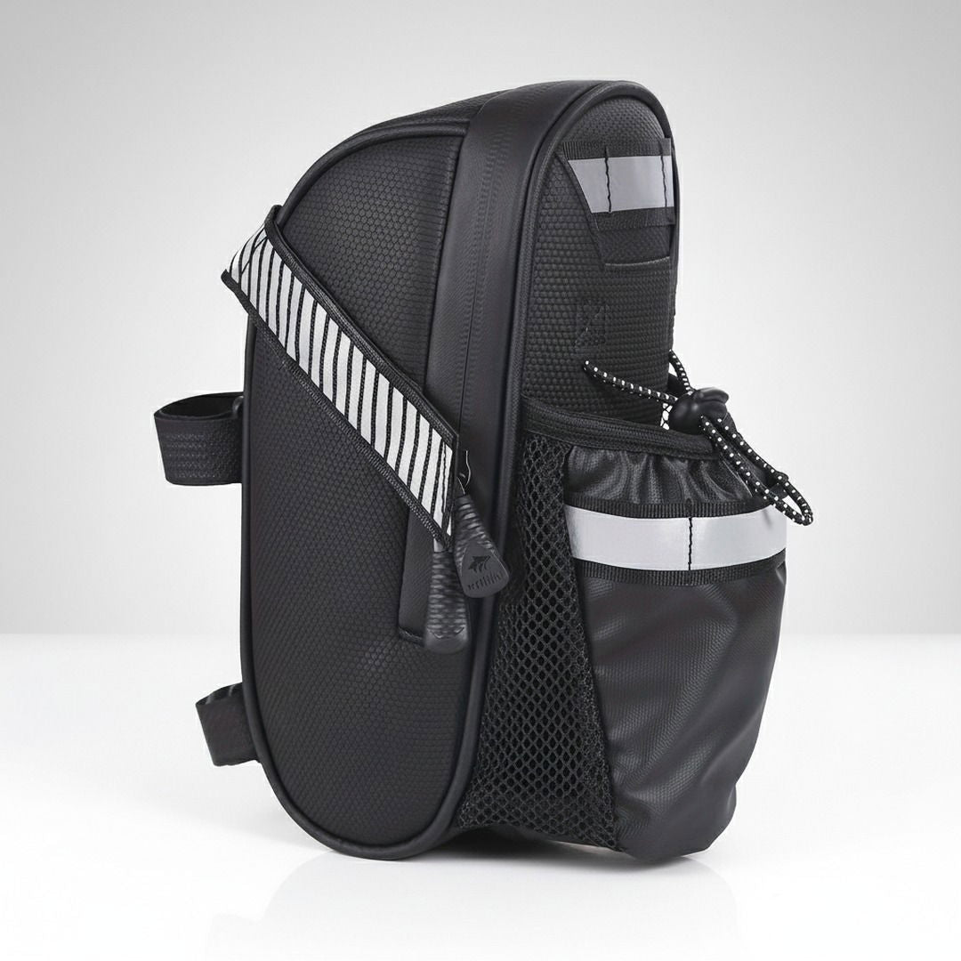 RideSafe | Fahrradtasche mit Reflektierenden Streifen und Wasserabweisendem Material | Große Satteltasche für Sichere Aufbewahrung 7