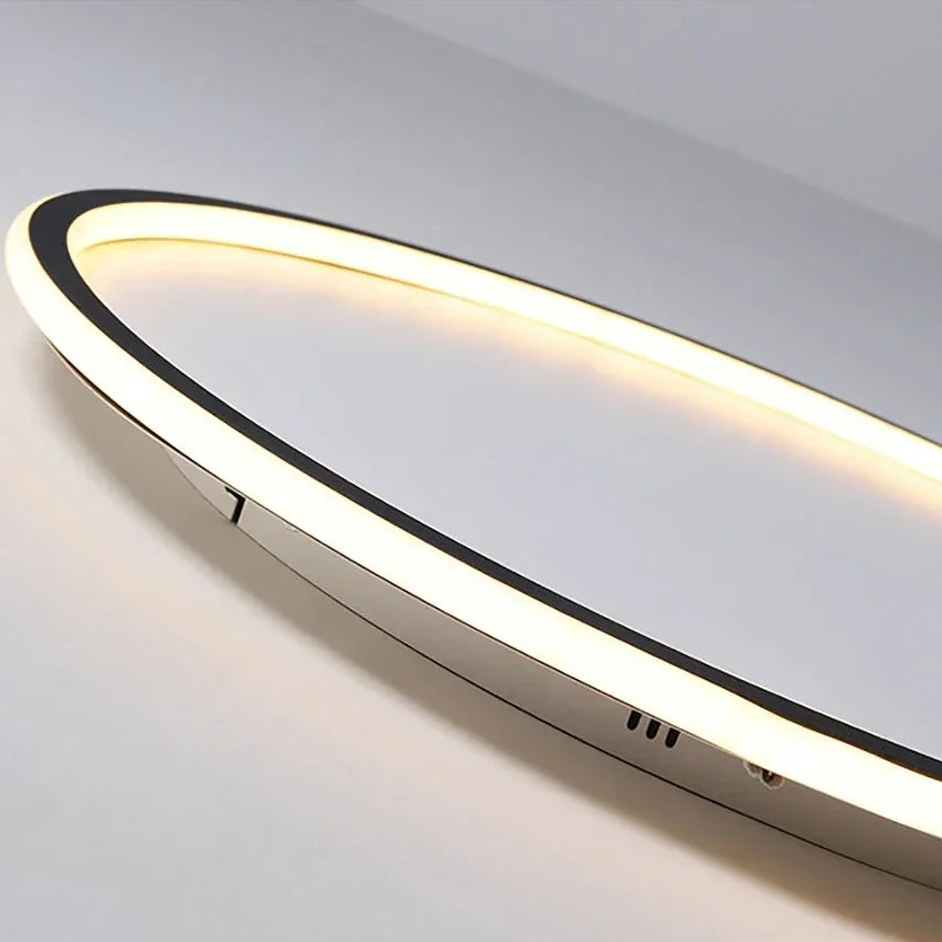 Runde LED Deckenleuchte | Skandinavisches Design mit Angenehmer Ausleuchtung für Wohnzimmer und Schlafzimmer 4