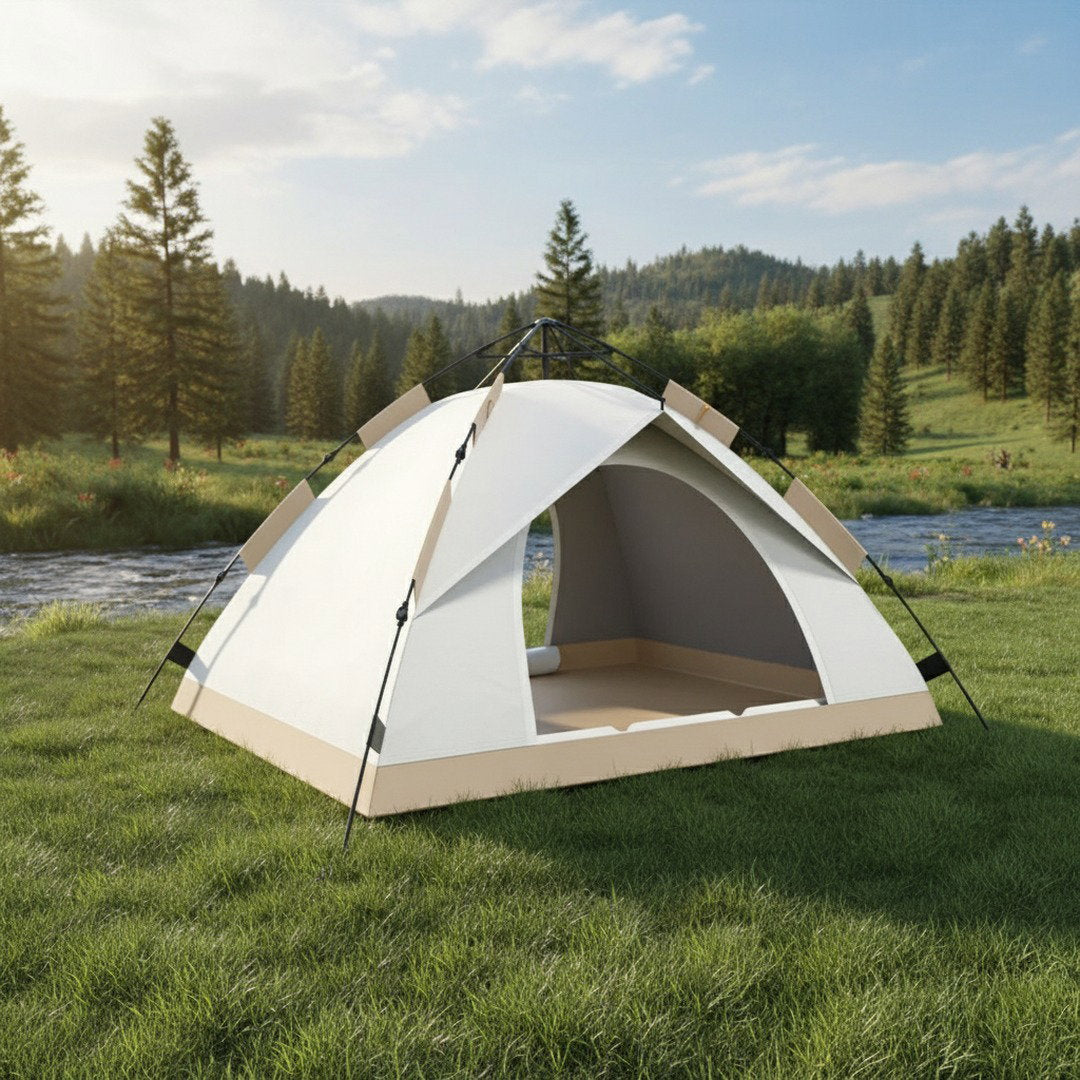 Schnellaufbau Zelt | Aufblasbares Zelt für 4 Personen mit 3-Sekunden-Aufbau | Wetterfestes Campingzelt für Outdoor-Abenteuer 8