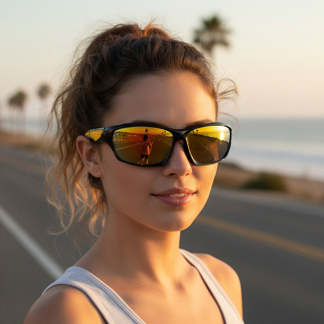 Sportliche UV400 Sonnenbrille für Herren & Damen mit Polarisierung | Optimaler Schutz und klare Sicht bei Outdoor-Aktivitäten 6
