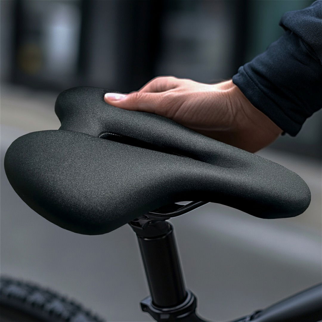 Sportlicher Fahrradsattel | Ergonomischer Sattel mit Atmungsaktiver Oberfläche | Ideal für Herren und Langen Fahrkomfort 6