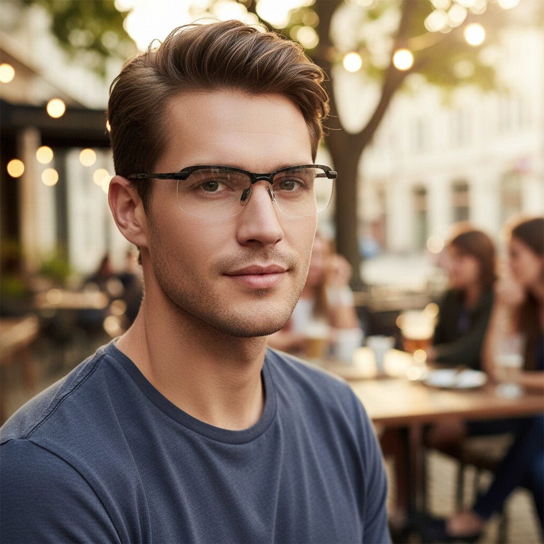 Stylische Sonnenbrille Herren/Damen | Selbsttönend mit UV400-Schutz | Polarisierte Gläser für Maximale Sichtklarheit 4