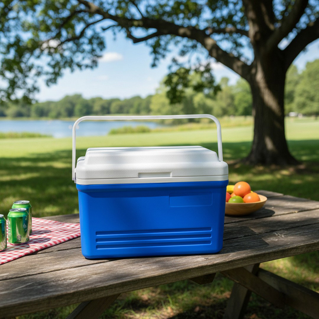 Tragbare Kühlbox 30L mit Isolierung und starkem Griff | Ideal für Auto, Picknicks und Reisen 4