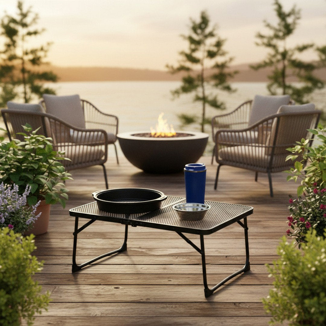 Tragbarer Campingtisch Klappbar mit Faltbarem Design ? Stabiler Tisch für Grillabenteuer 5