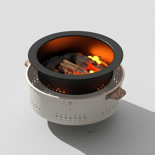 Tragbarer Tischgrill | Rauchfreier Tischgrill mit Kompaktem Design | Ideal für Picknicks und Camping 4