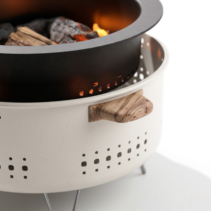 Tragbarer Tischgrill | Rauchfreier Tischgrill mit Kompaktem Design | Ideal für Picknicks und Camping 4