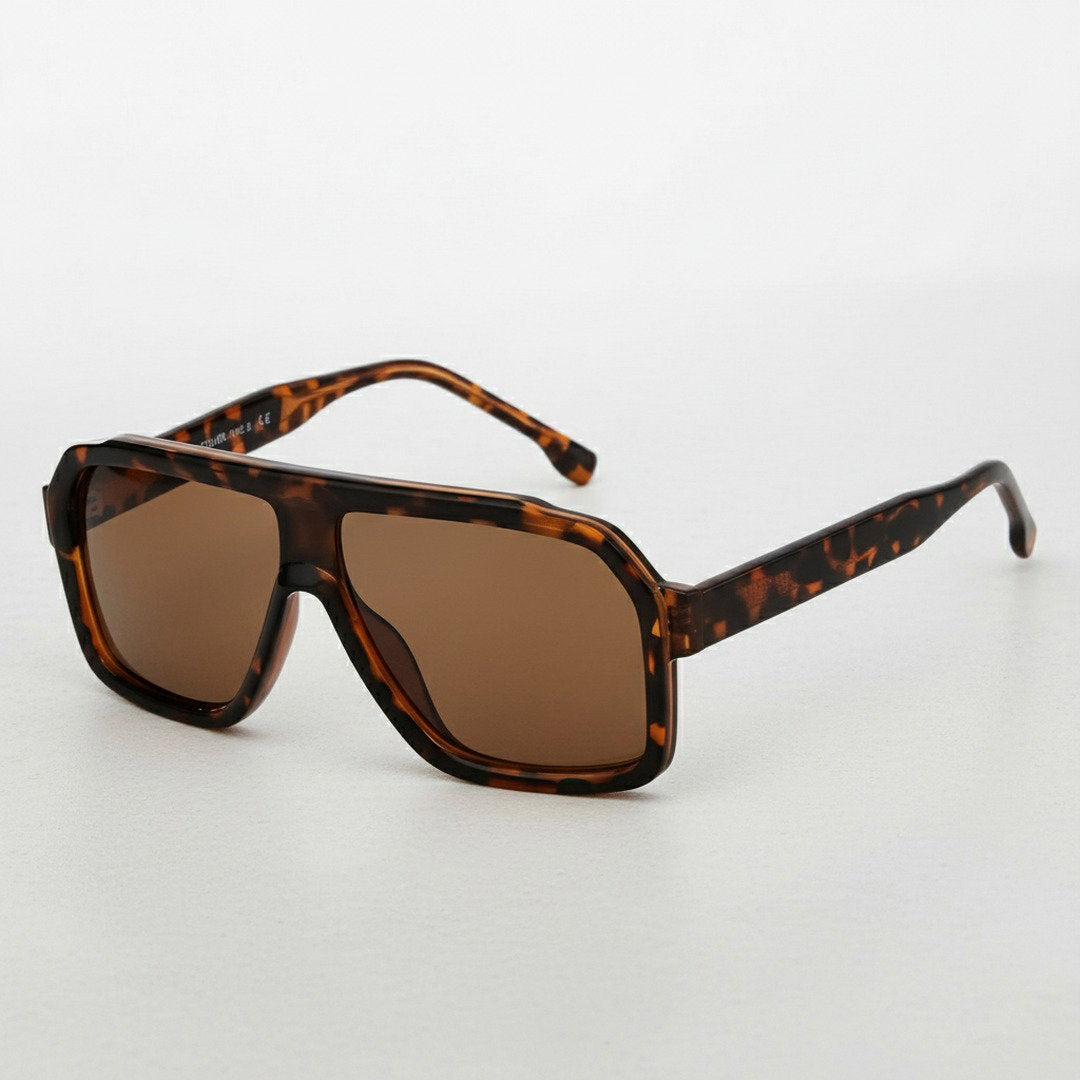 Unisex Oversized Punk-Sonnenbrille | Robuste Winddichte UV400 Schutzbrille für Sommer 8