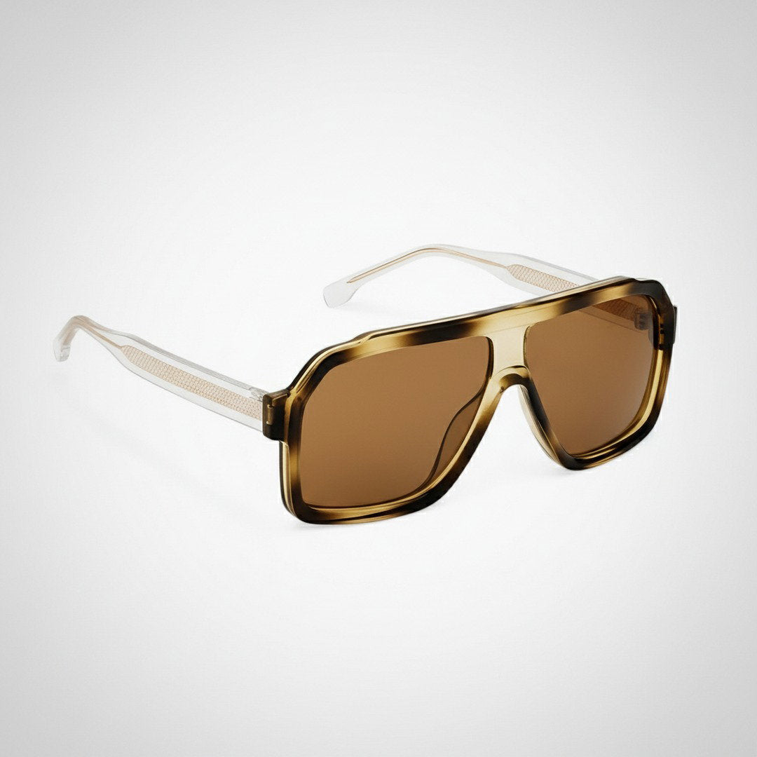 Unisex Oversized Punk-Sonnenbrille | Robuste Winddichte UV400 Schutzbrille für Sommer 8