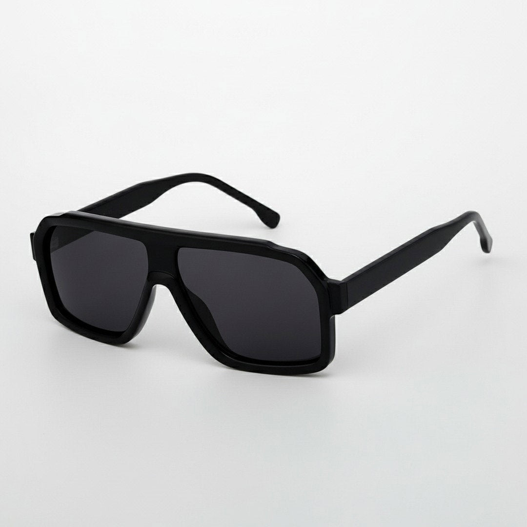 Unisex Oversized Punk-Sonnenbrille | Robuste Winddichte UV400 Schutzbrille für Sommer 8