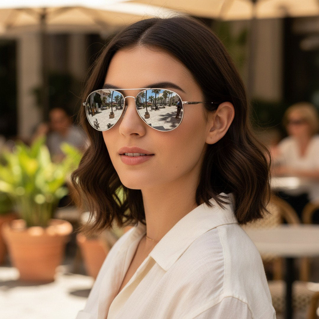 Unisex Polarisierte Metall Aviator Sonnenbrille | Leicht und Stilvoll für Sommer 2025 4