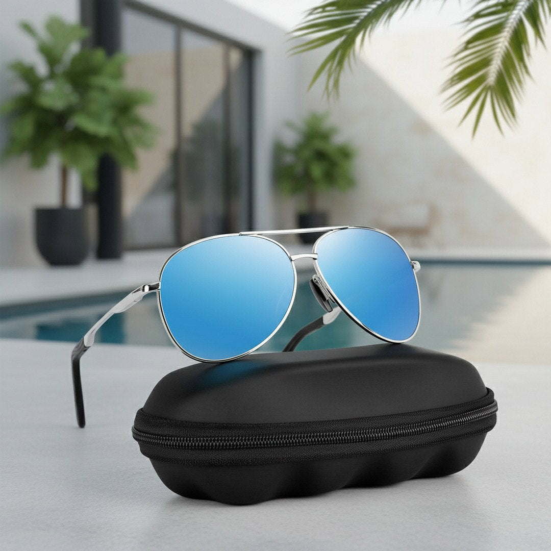 Unisex Polarisierte Metall Aviator Sonnenbrille | Leicht und Stilvoll für Sommer 2025 4