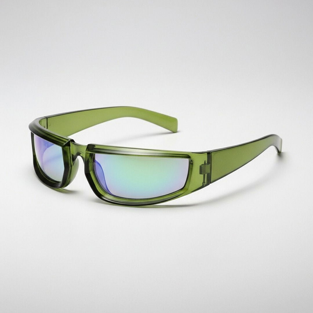 Unisex Punk Kunststoff Sonnenbrille | Luxuriöses Quadratisches Design mit UV400-Schutz 1