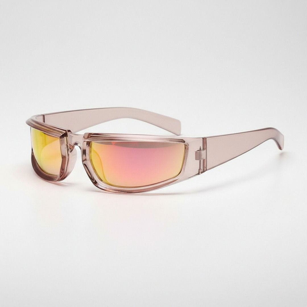 Unisex Punk Kunststoff Sonnenbrille | Luxuriöses Quadratisches Design mit UV400-Schutz 1