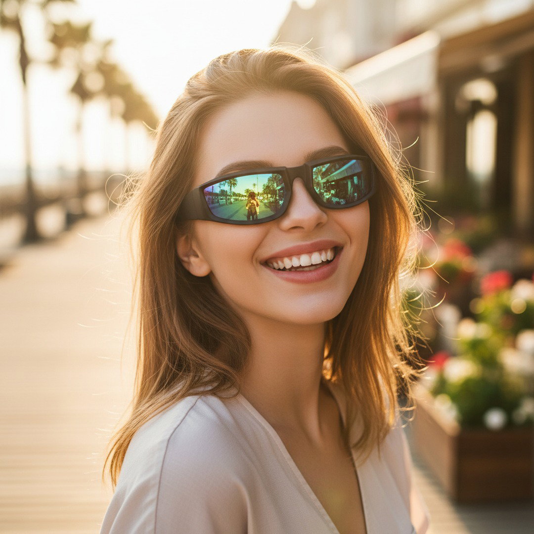 Unisex Punk Kunststoff Sonnenbrille | Luxuriöses Quadratisches Design mit UV400-Schutz 1