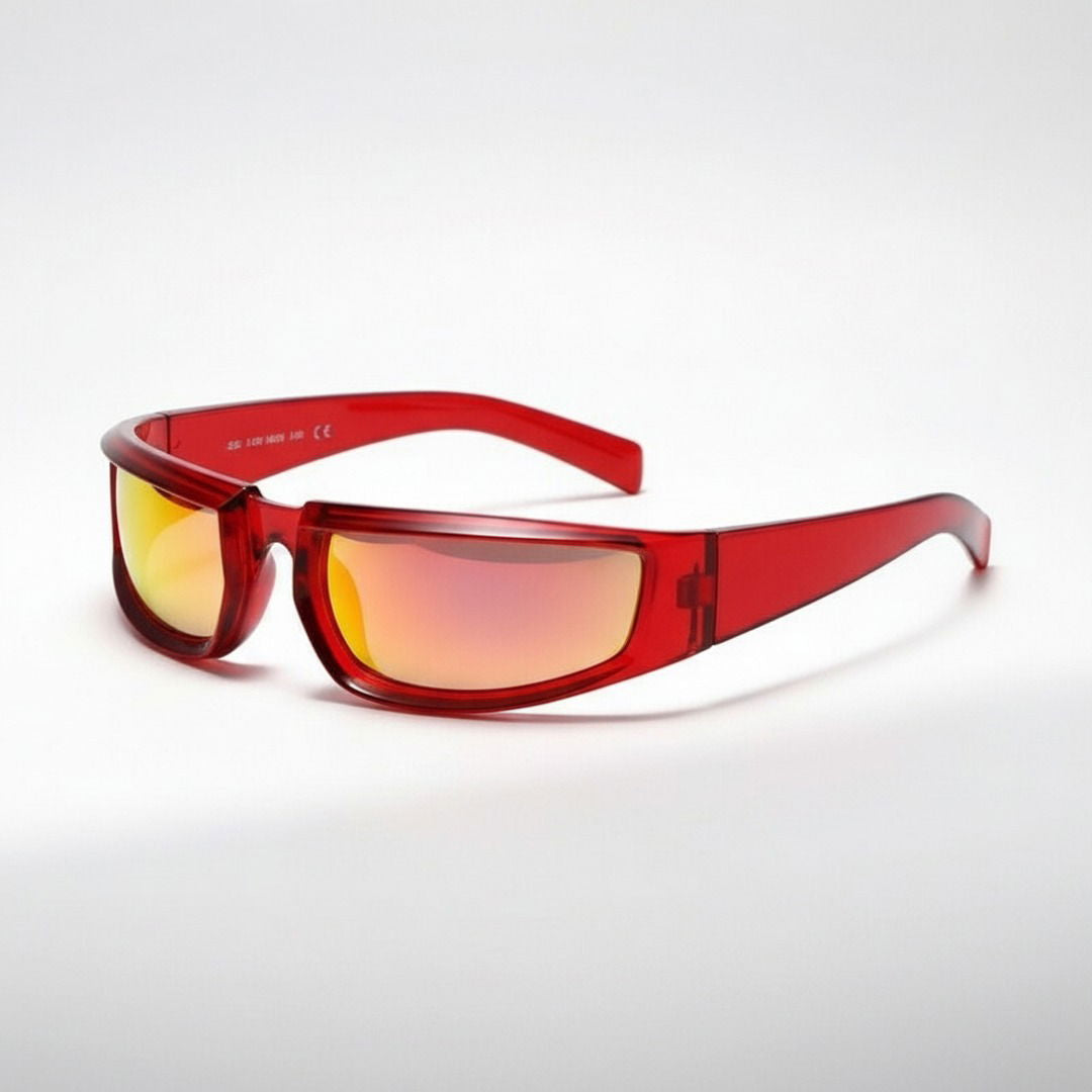 Unisex Punk Kunststoff Sonnenbrille | Luxuriöses Quadratisches Design mit UV400-Schutz 1