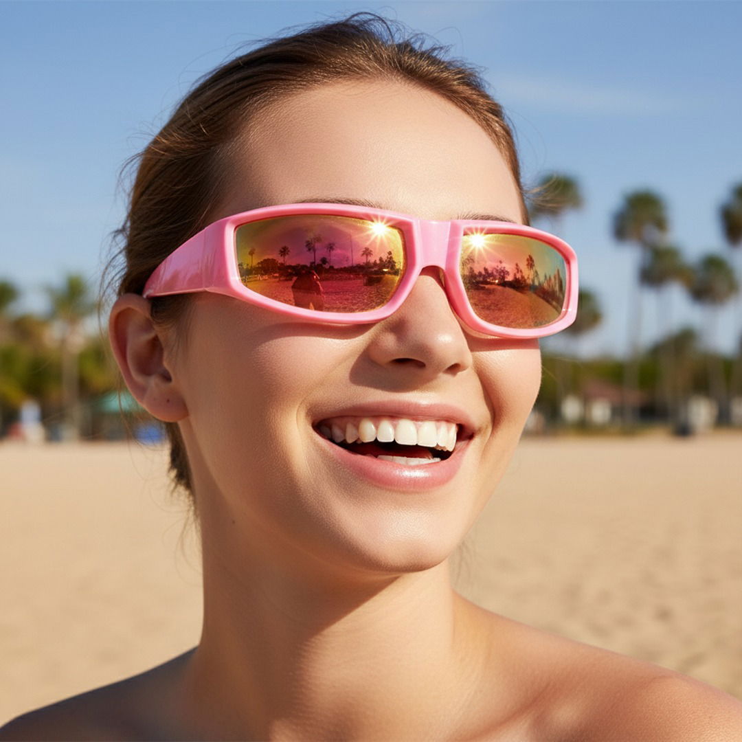 Unisex Punk Kunststoff Sonnenbrille | Luxuriöses Quadratisches Design mit UV400-Schutz 1