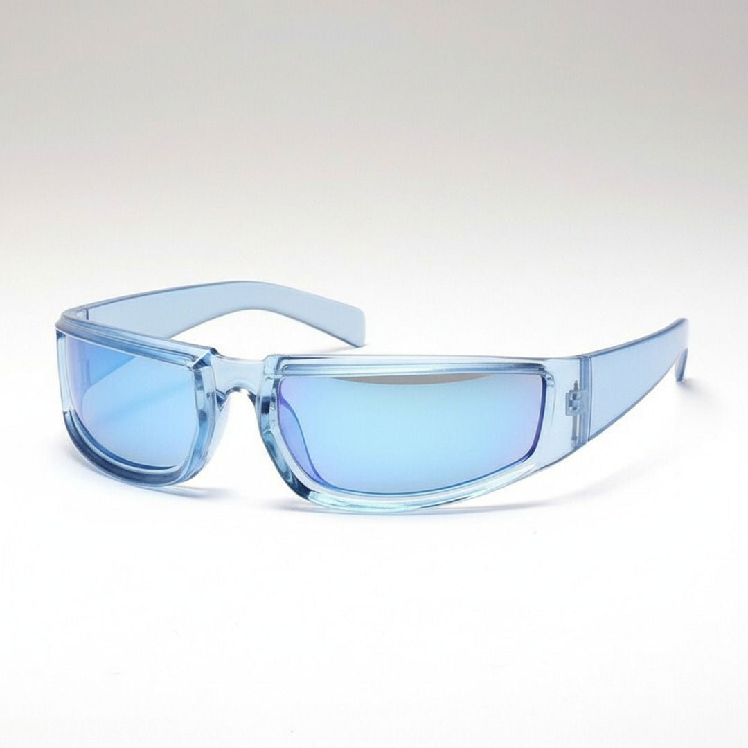 Unisex Punk Kunststoff Sonnenbrille | Luxuriöses Quadratisches Design mit UV400-Schutz 1