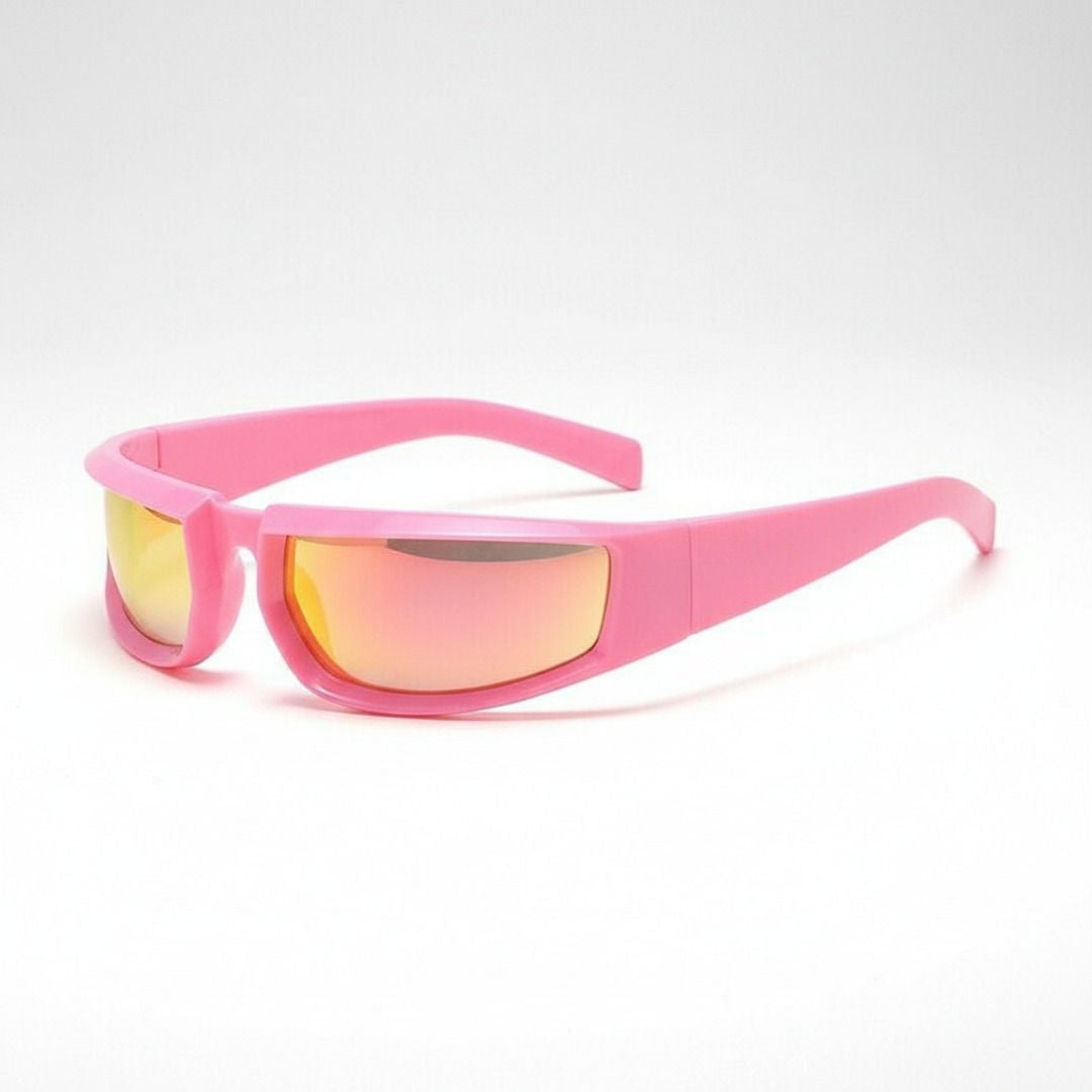 Unisex Punk Kunststoff Sonnenbrille | Luxuriöses Quadratisches Design mit UV400-Schutz 1