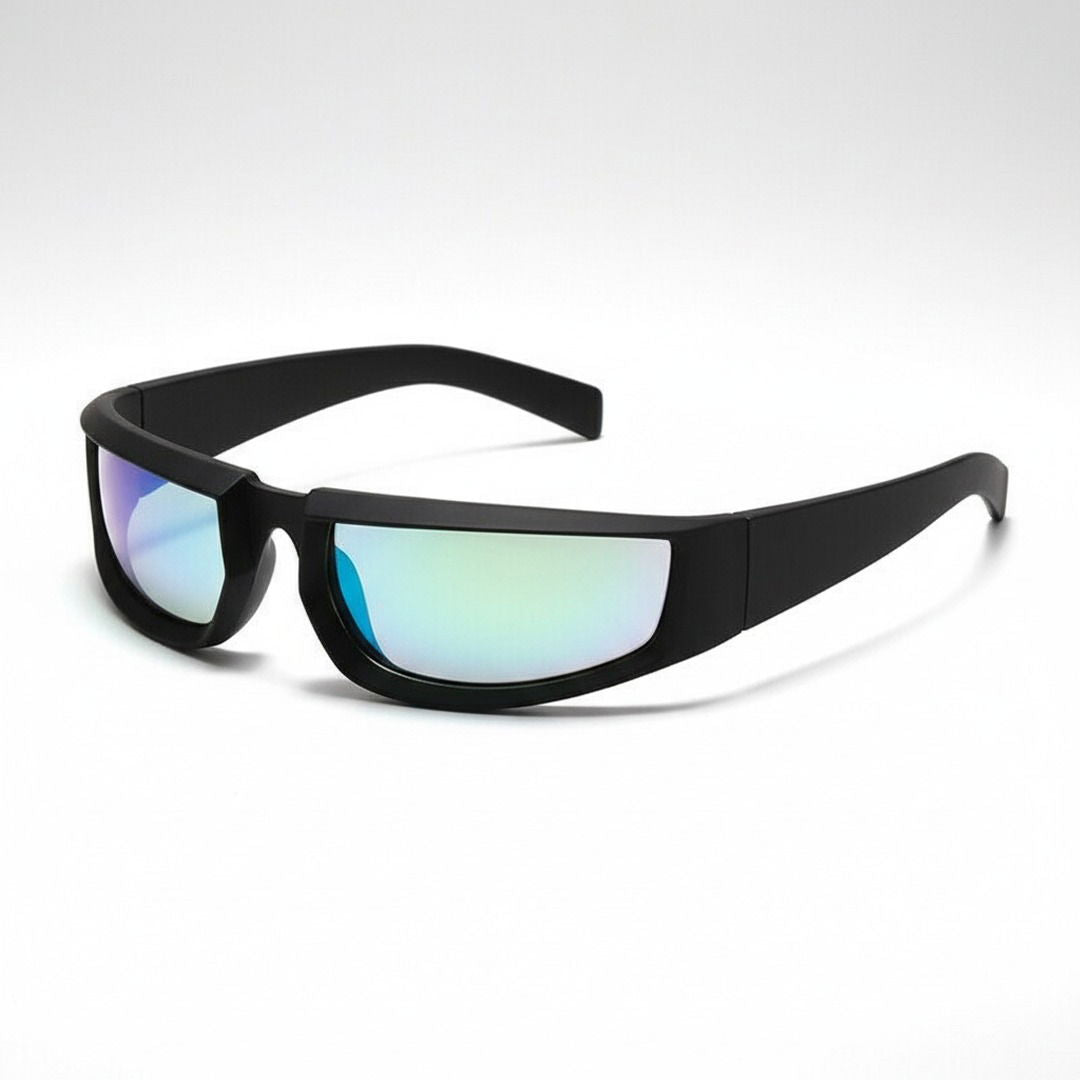 Unisex Punk Kunststoff Sonnenbrille | Luxuriöses Quadratisches Design mit UV400-Schutz 1