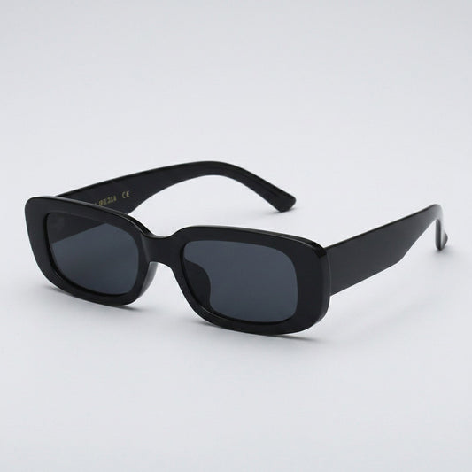 Unisex Retro-Vintage Kunststoff Sonnenbrille | Stilvolles Rechteckiges Design für Sommer 13