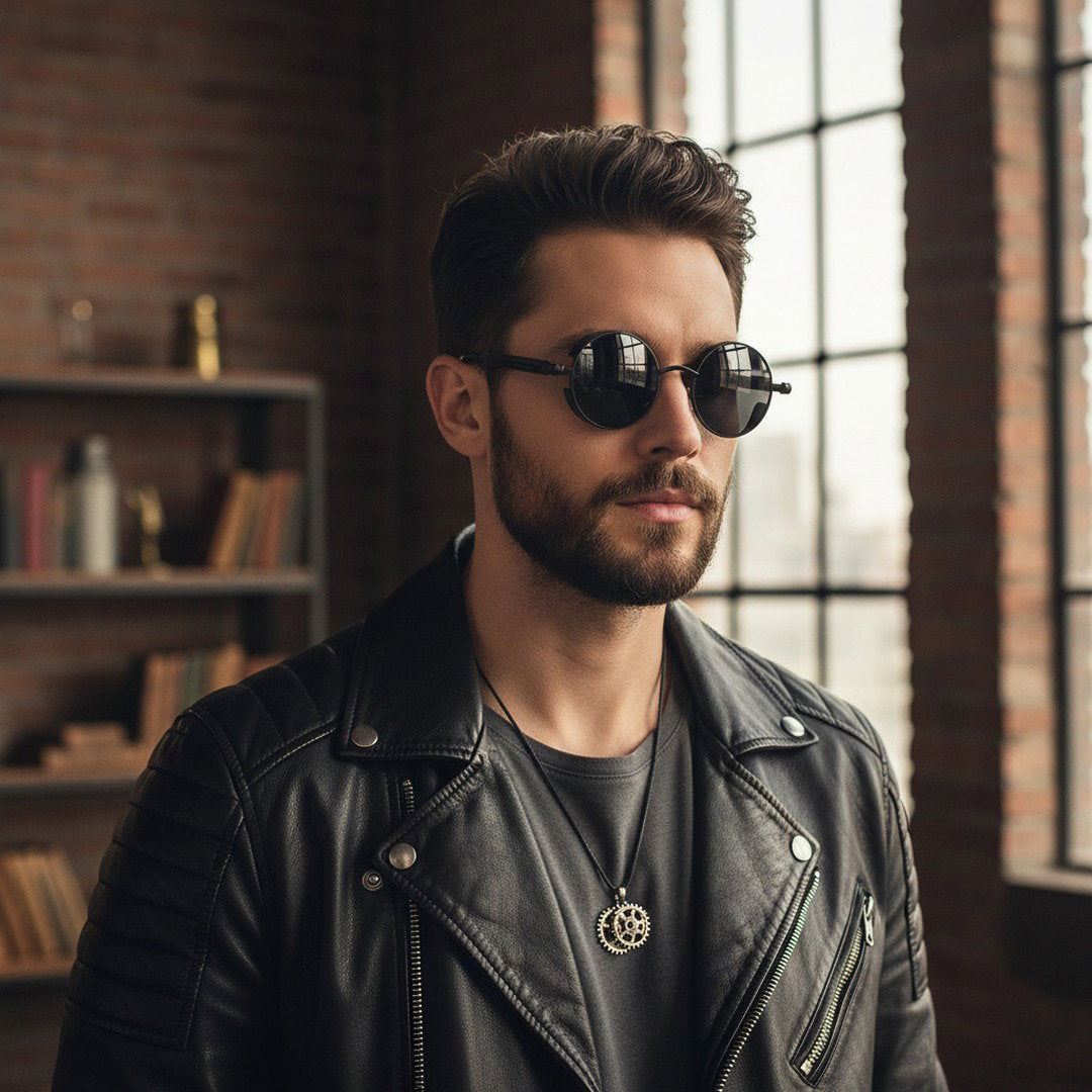 Vintage Sonnenbrille für Herren und Damen mit UV400 Schutz | Stilvolles Accessoire für Jeden Anlass 7