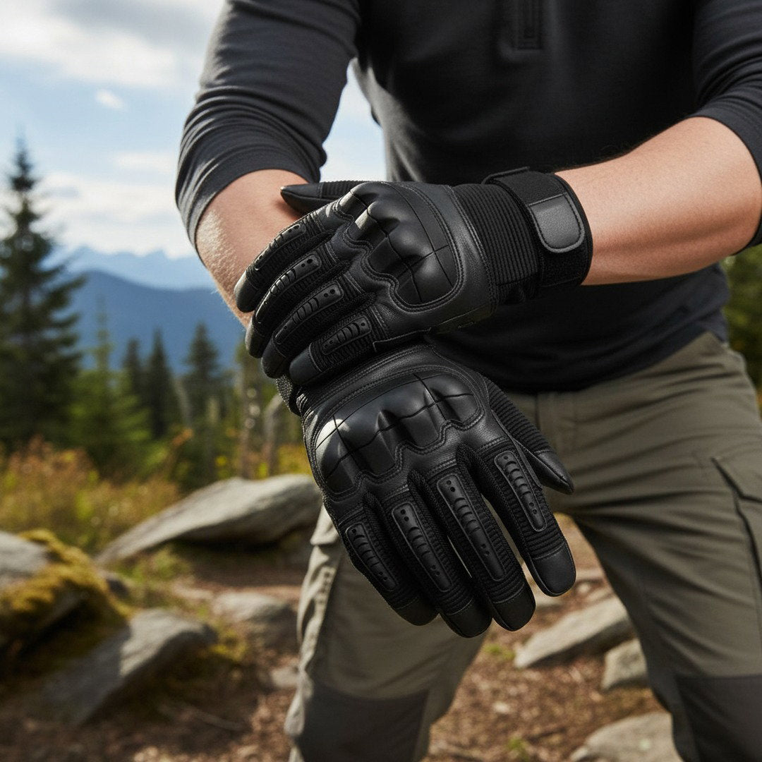 Wetterfeste Outdoor-Handschuhe mit Rutschfester Oberfläche | Ideal für Wandern und Radfahren 4