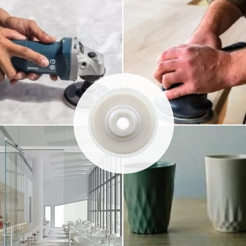 Wollpolierwerkzeugscheibe | Polierdisk für vielseitige Anwendungen mit hoher Flexibilität | Ideal zum Polieren von Metall und Holz 2